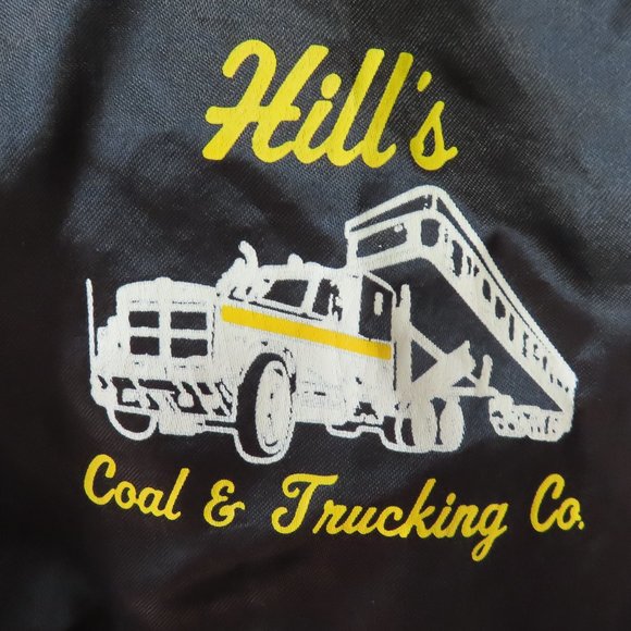 Men's Vintage Cardinal Hill's Coal and Trucking lightweight jacket coat sz XL - Picture 3 of 14